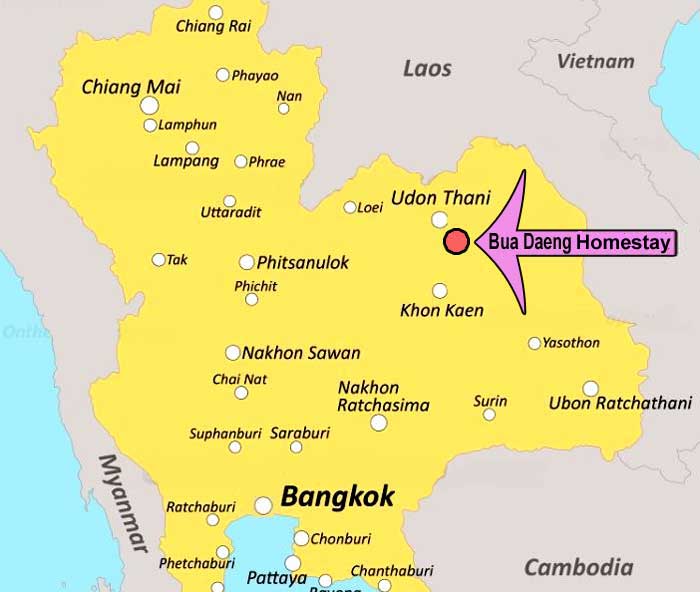 location map of Bua Daeng Resort