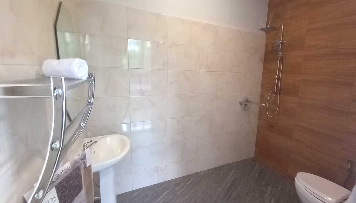 The bathroom of your accommodation